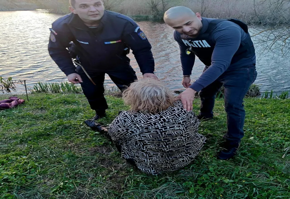 Femeie sinucigașă salvată de polițiști și jandarmi
