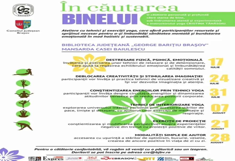 „ÎN CĂUTAREA BINELUI" - o călătorie personală și profundă către starea de bine, o nouă ofertă de educație estivală!
