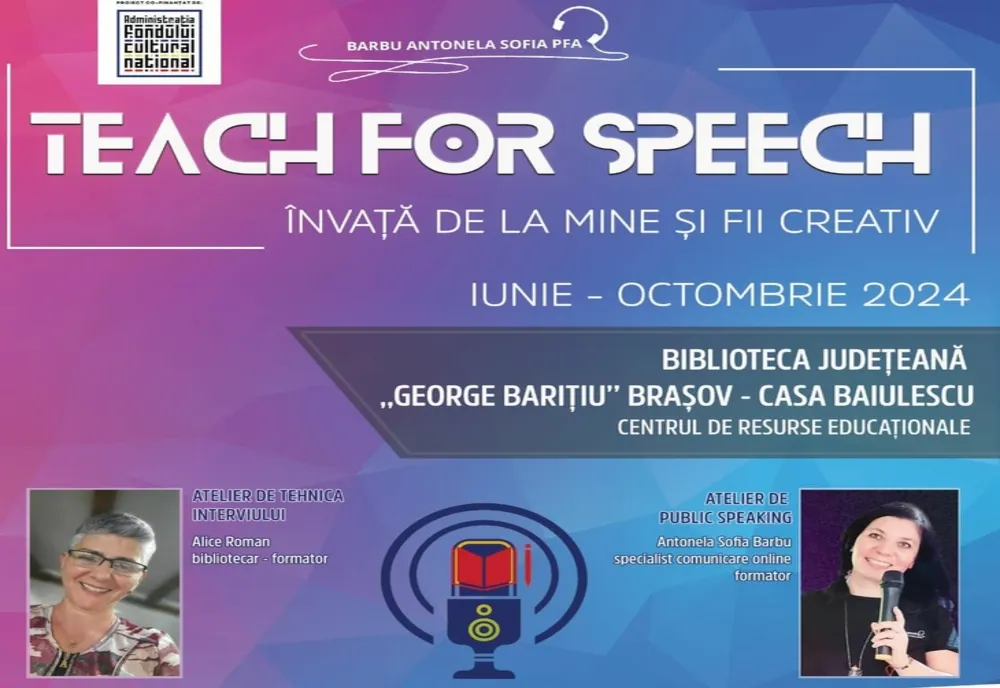 ATELIERE DE DEZVOLTARE PERSONALĂ PENTRU 30 DE COPII DIN BRAȘOV