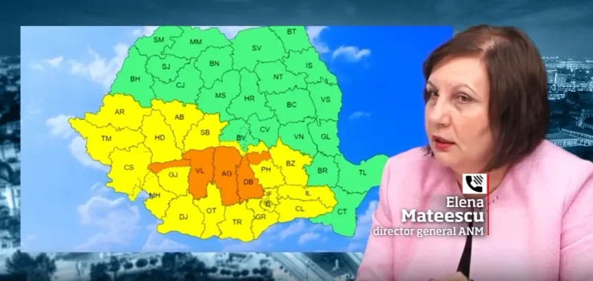 Cod PORTOCALIU de ploi torențiale după temperaturile de vară. Cum va fi vremea azi?