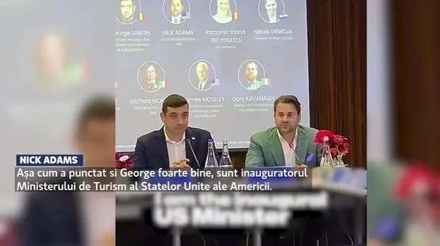 Nick Adams, trimisul lui Donald Trump, l-a lăudat pe George Simion la Forumul Economic European de la Cluj