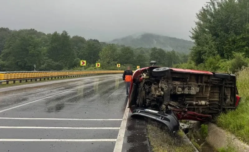 Accident cu 5 victime, pe DN1, lângă Perșani!