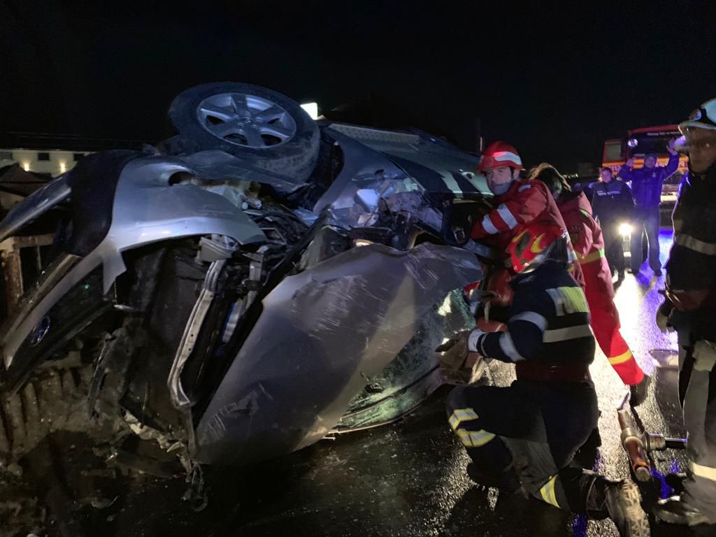 Accident rutier, ACUM, la Hanul din Ardeal