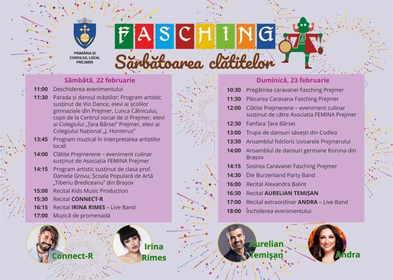 ÎN DIRECT Festivalul clătitelor, acum, la Prejmer