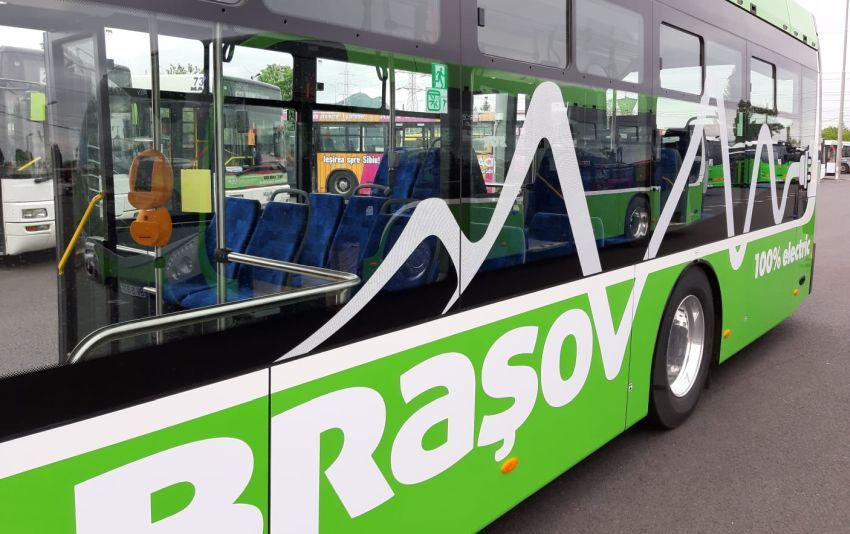 FOTO+VIDEO Noile autobuze și troleibuze electrice ale RATBV au circulat, astăzi, pe străzile din municipiul Brașov