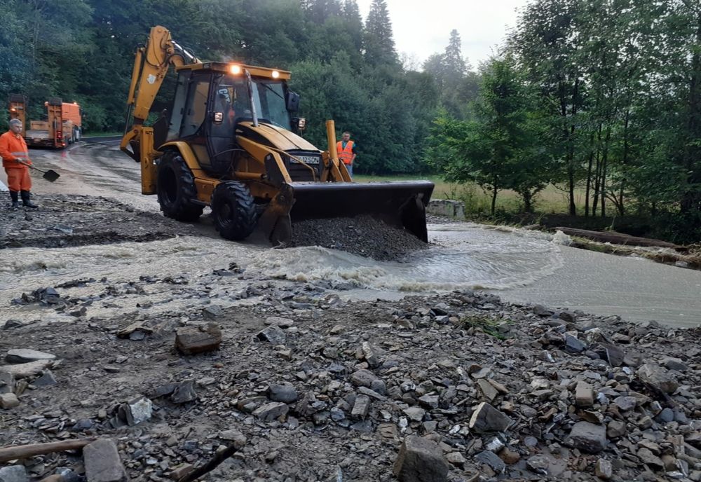 VIDEO Viitură pe DN1A