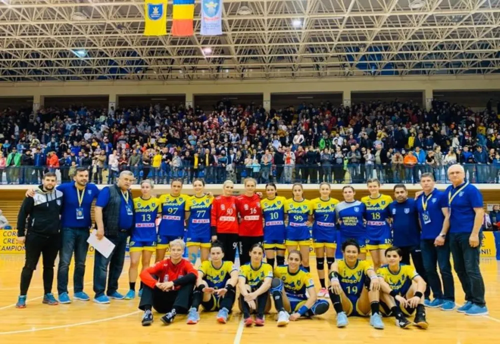 Handbal: Corona Brașov, egala vicecampioanei României