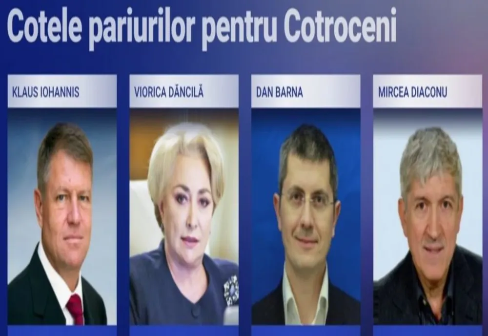 Cotele la pariuri, pentru alegerile prezindențiale