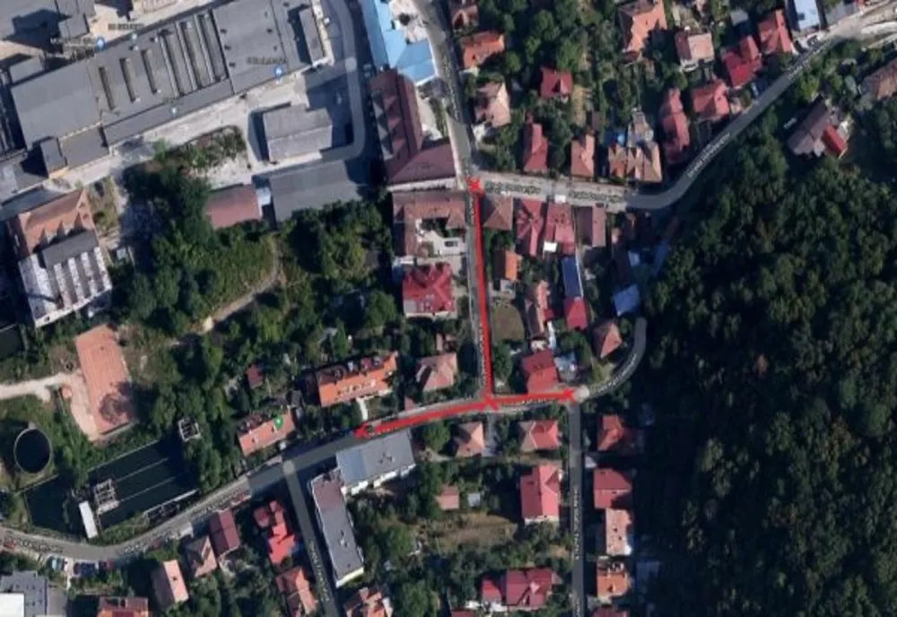 Trafic blocat, la noapte, în unele zone din municipiul Brașov