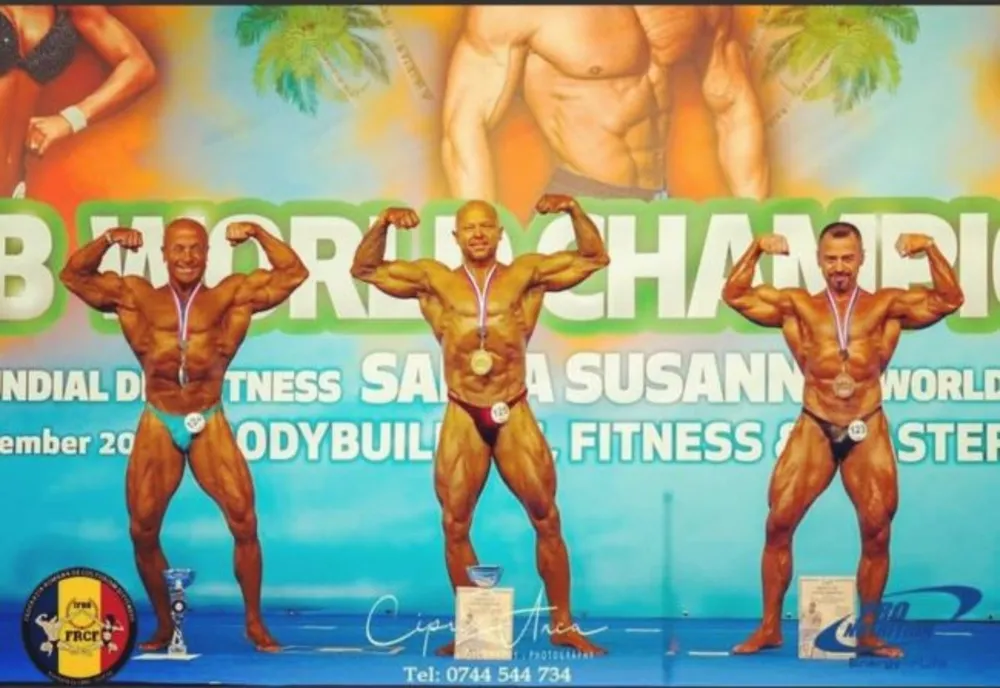 Ionuț Caracudă a obținut medalia de bronz la Mondialele de culturism și fitness