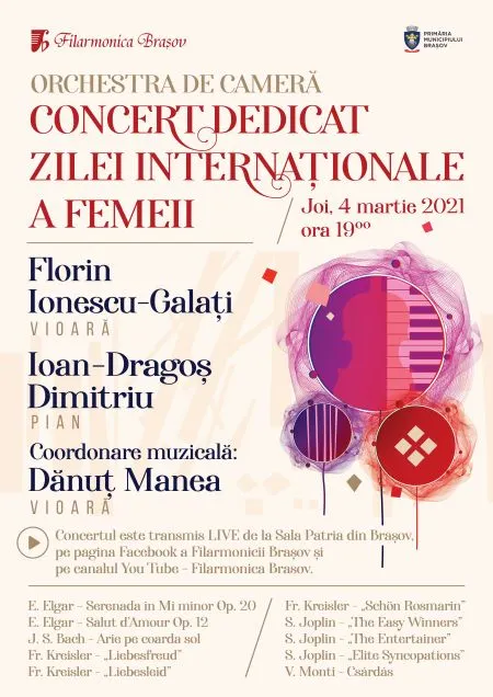 Filarmonica Brasov - Ziua Femeii - afis 3