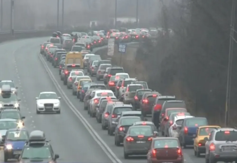 Prahova. Trafic intens pe DN 1 Ploieşti- Braşov