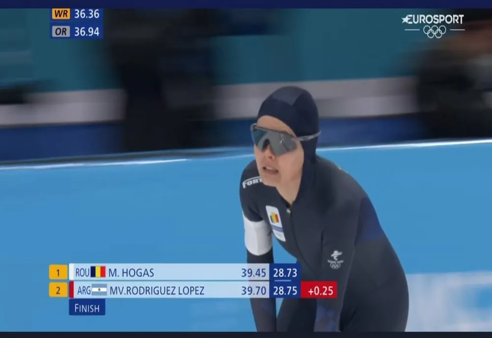 JO BEIJING, patinaj viteză: Mihaela Hogaș, penultima la proba de 500 de metri
