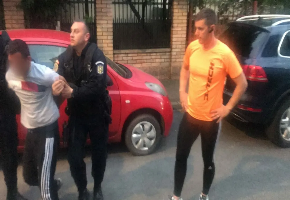 Hoț prins de un jandarm aflat în timpul liber