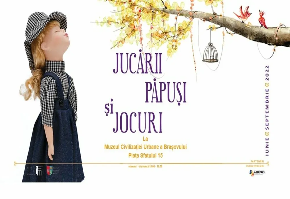 ”Jucării, păpuși și jocuri”, la Muzeul Civilizației Urbane a Brașovului