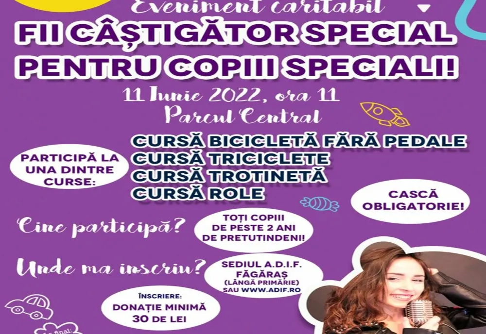 Eveniment special pentru copiii cu dizabilități din Făgăraș