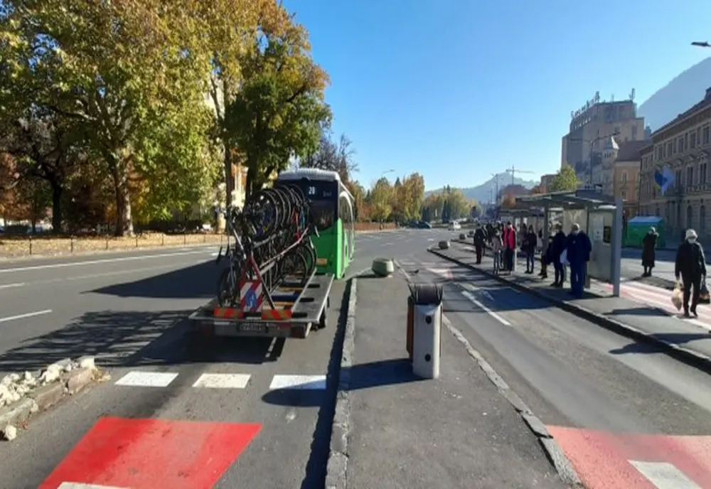 RATBV sistează, de astăzi, serviciul de transport gratuit al bicicletelor pe ruta Livada Poștei – Poiana Brașov