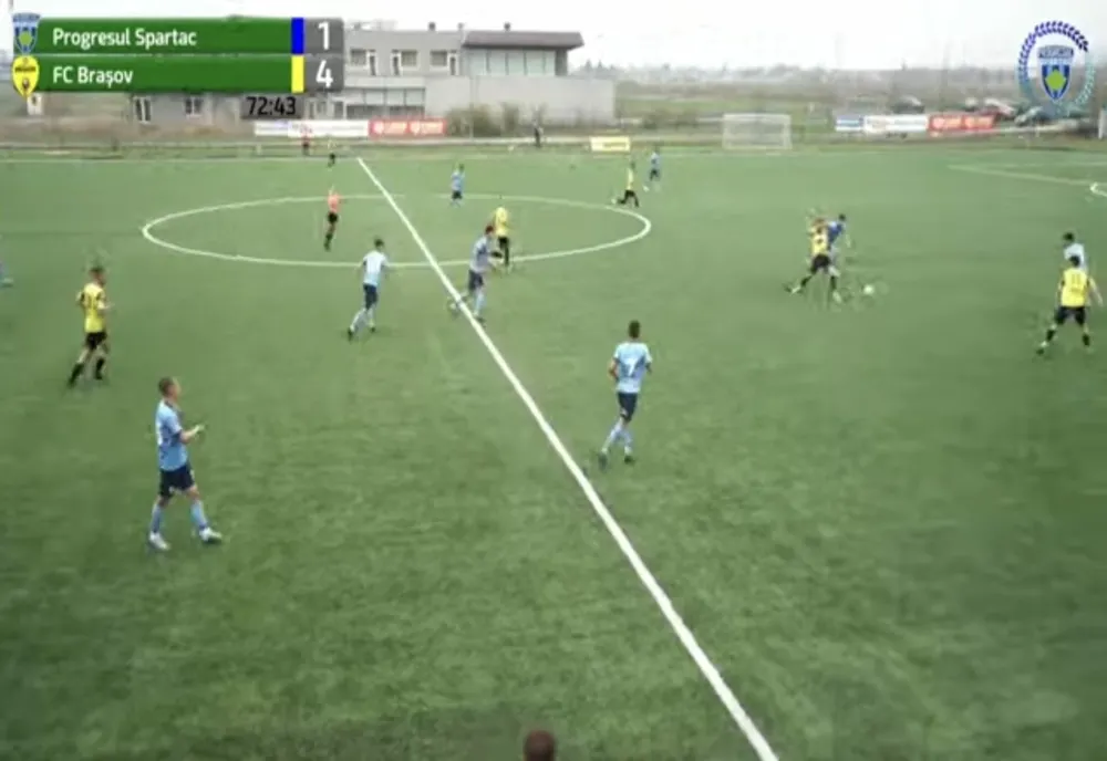 FC Brașov o învinge cu 4-1 pe Progresul Spartac