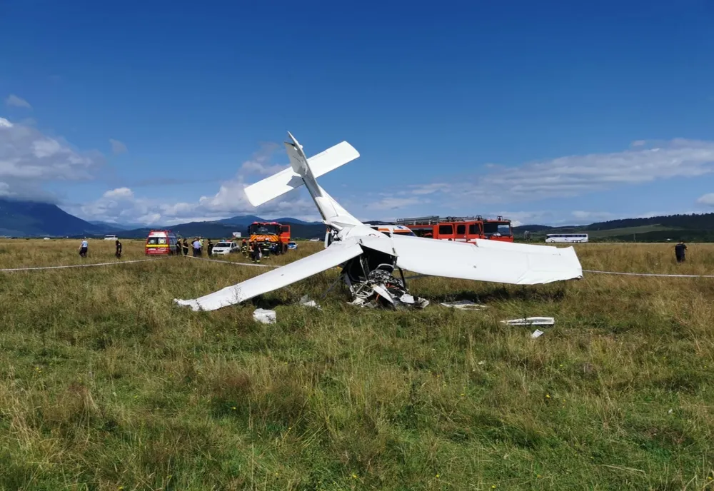 Accident aviatic în județul Braşov! Pilotul a murit