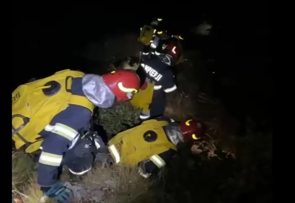VIDEO Incendiu de pădure, la Cheile Râșnoavei. Zona este greu accesibilă!