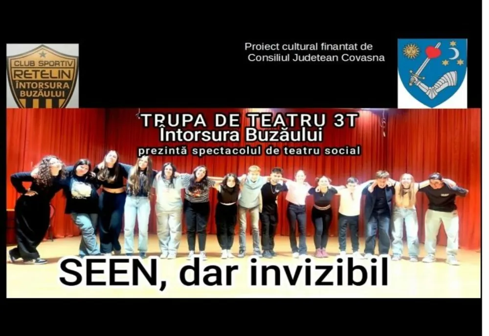 TEATRU SOCIAL ÎN BENEFICIUL ADOLESCENȚILOR, PĂRINȚILOR ȘI PROFESORILOR DIN ÎNTORSURA BUZĂULUI
