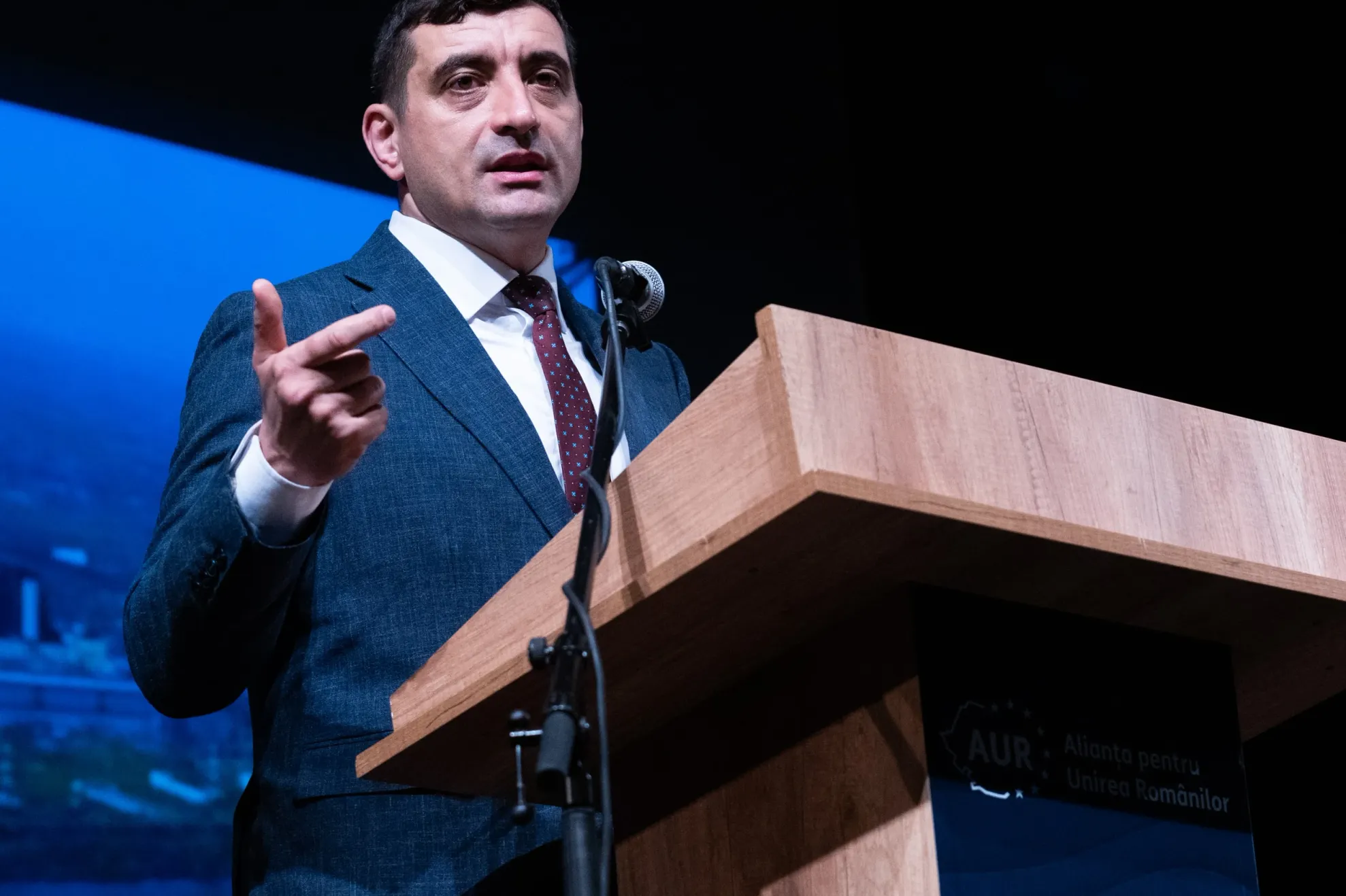 George Simion, președintele AUR