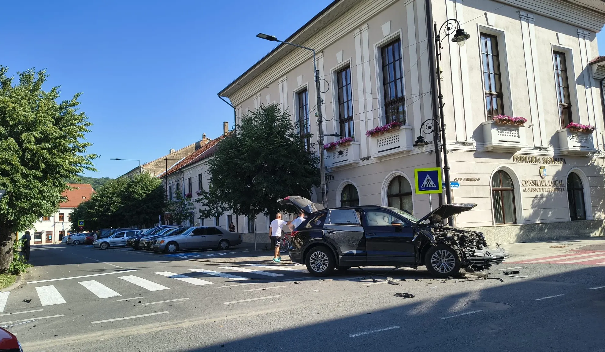 Bogdan Ivan implicat într-un accident de mașină. Foto/bistriteanul.ro