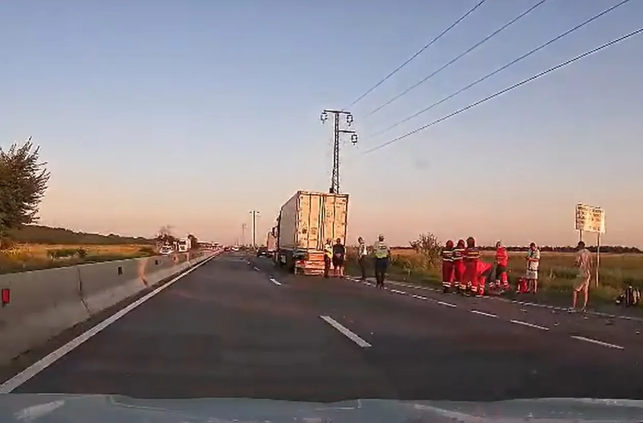 Accident mortal pe DN1