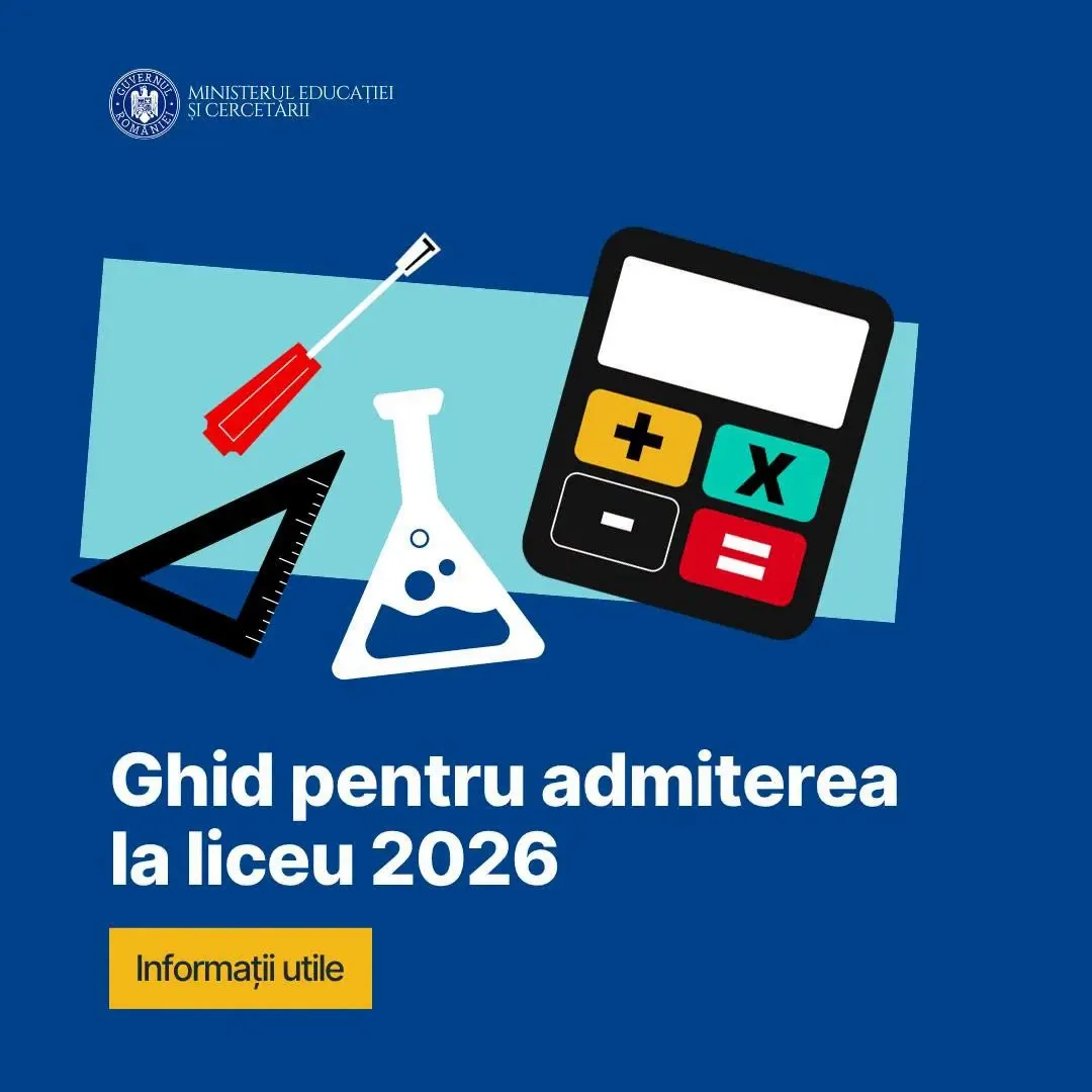 Ghid pentru admiterea la liceu 2026