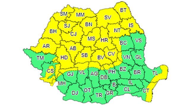 avertizare meteo