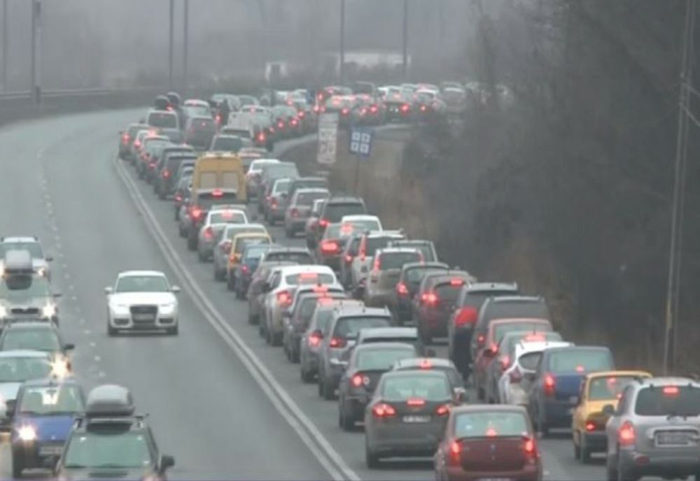 Prahova. Trafic intens pe DN 1 Ploieşti- Braşov