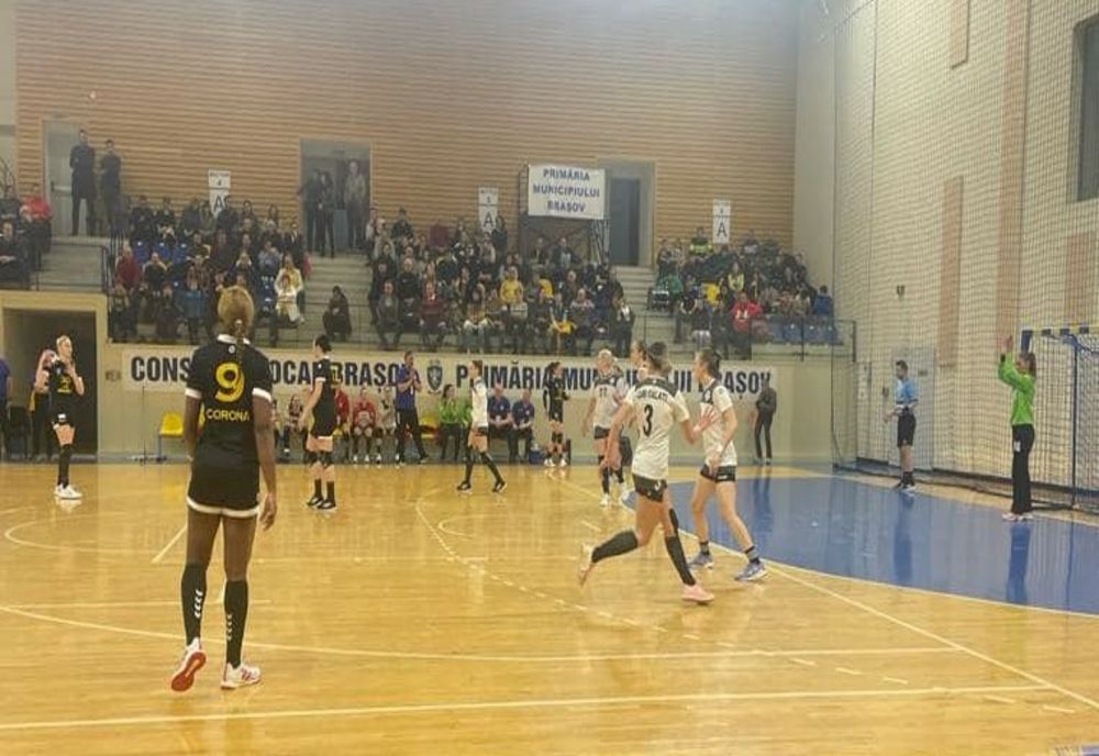 Handbal feminin: Corona Brașov o elimină pe CSM Galați din Cupa României