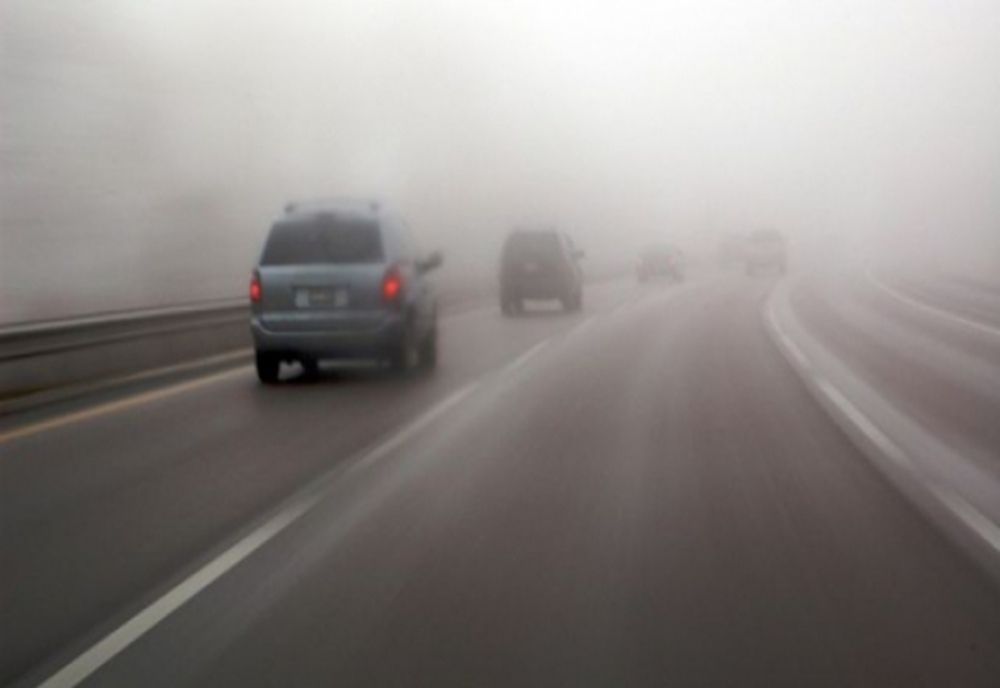 Avertizare ANM: Cod galben de ceață în 6 județe