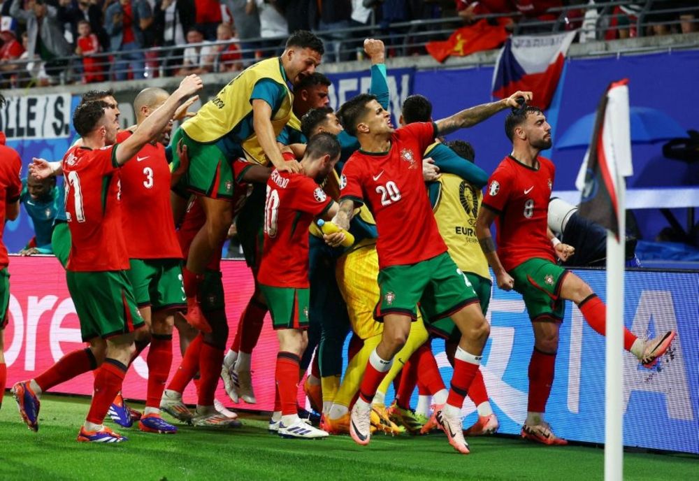 EURO 2024: Portugalia, victorie dramatică împotriva Cehiei