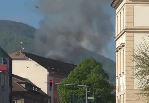 Incendiu puternic Brașov
