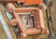 Mărțișor de mari dimensiuni, expus într-o cetate medievală din județul Brașov