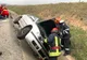 Maşină răsturnată, pe DN1