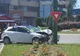 FOTO Autoturism intrat în stâlp, la Făget!
