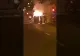 VIDEO Autoturism distrus de flăcări!