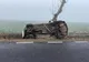 Maşină răsturnată, pe DN1