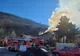 FOTO Arde acoperişul unei case de pe strada Castelului