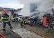 Incendiu la o hală din Sânpetru