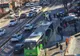 Maşină răsturnată, pe Calea Bucureşti