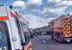 FOTO: Impact frontal pe E60, în afara localității Saschiz! Un bistrițean și un brașovean au ajuns la spital
