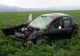 A încercat să evite un câine și s-a răsturnat cu mașina (VIDEO)