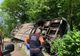 ULTIMĂ ORĂ: Autocar răsturnat, pe DN73! Trafic complet blocat (FOTO)