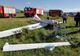 FOTO Incident pe aerodromul din Sânpetru