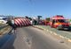 Betonieră răsturnată la intrarea în Sânpetru