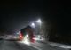 VIDEO Noapte albă pentru drumarii din centrul țării