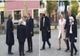 VIDEO | Președintele Iohannis și soția sa, fără mască de protecție în Sibiu, deși obligativitatea intrase deja în vigoare